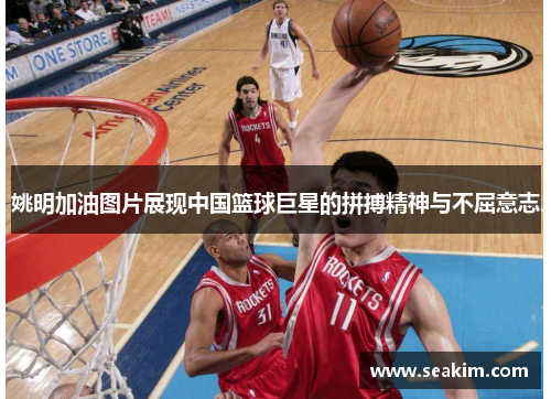 姚明加油图片展现中国篮球巨星的拼搏精神与不屈意志
